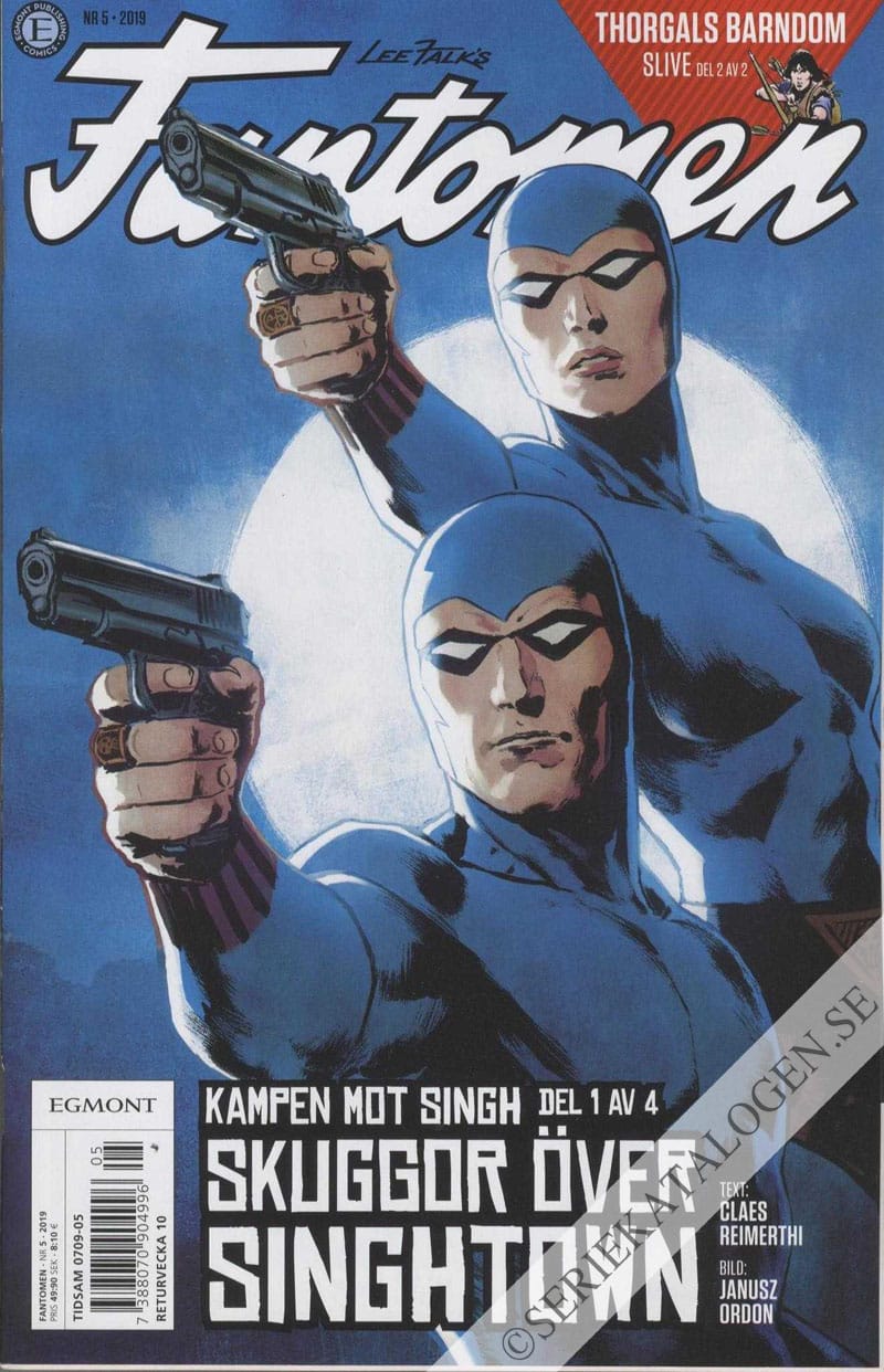 Framsida på Fantomen #5 (2019)