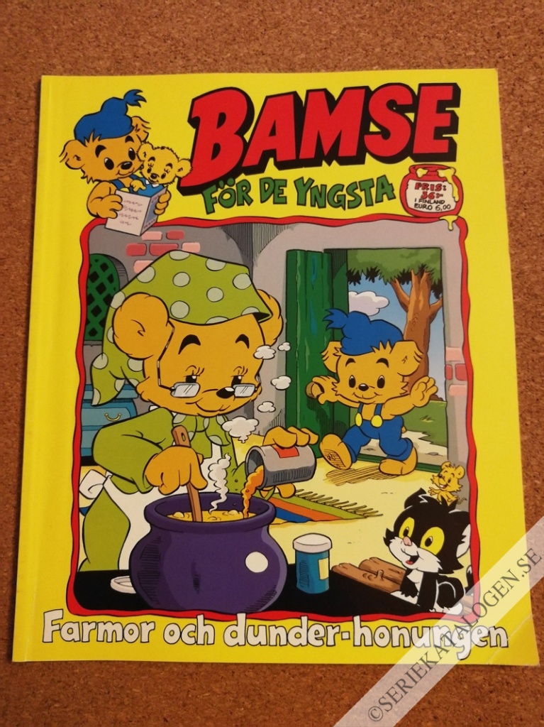 Framsida på Bamse för de yngsta Farmor och dunder-honungen (2017)