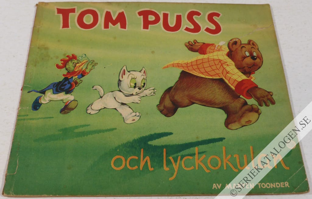Framsida på Tom Puss Tom Puss och lyckokulan (1951)
