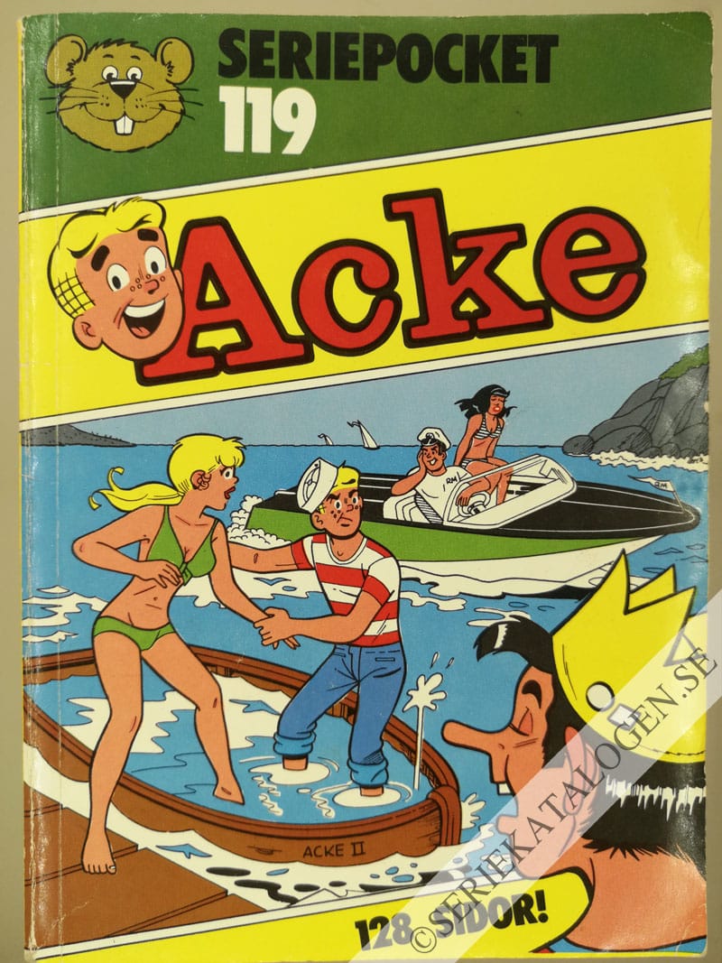 Framsida på Seriepocket #119 - Acke (1982)