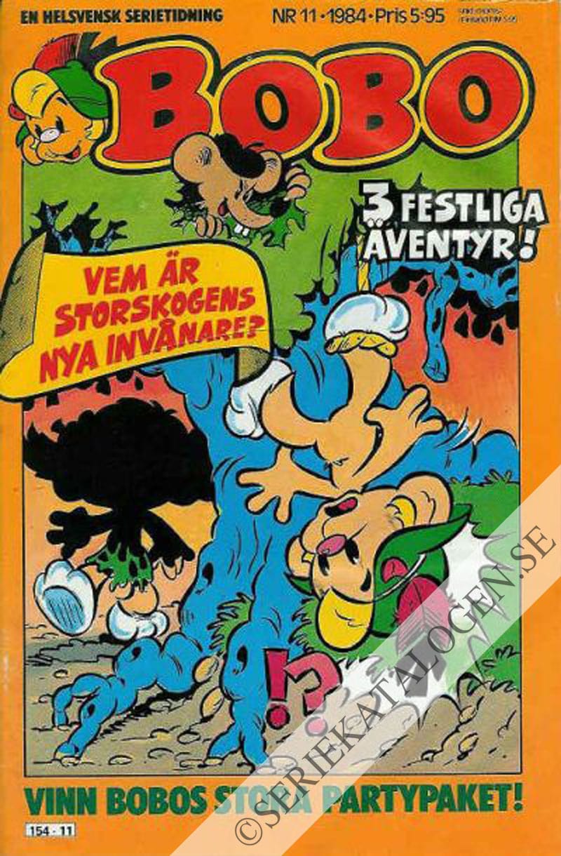 Framsida på Bobo #11 (1984)