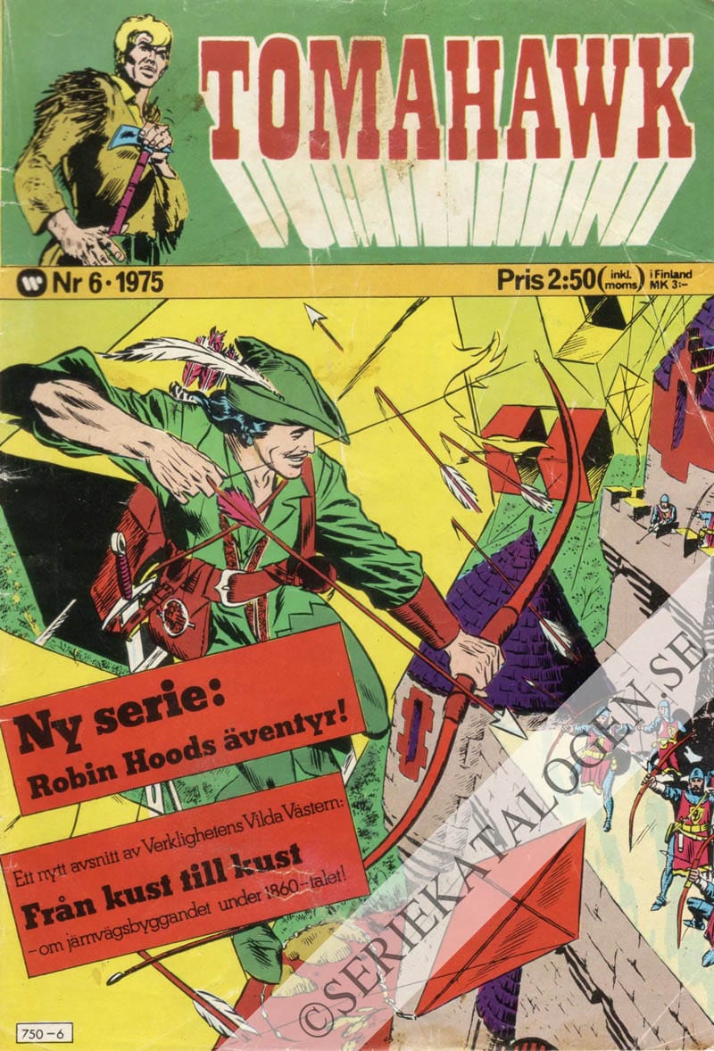 Framsida på Tomahawk #6 (1975)