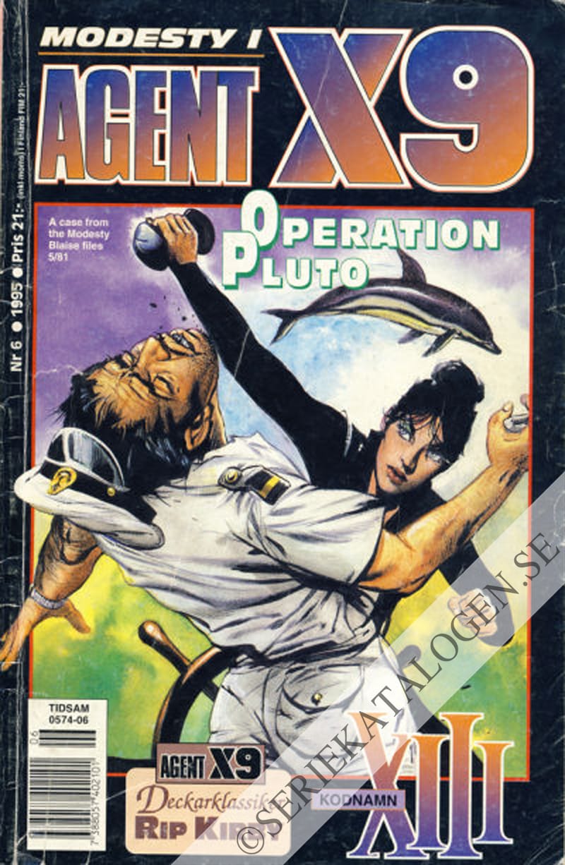 Framsida på Agent X9 #6 (1995)