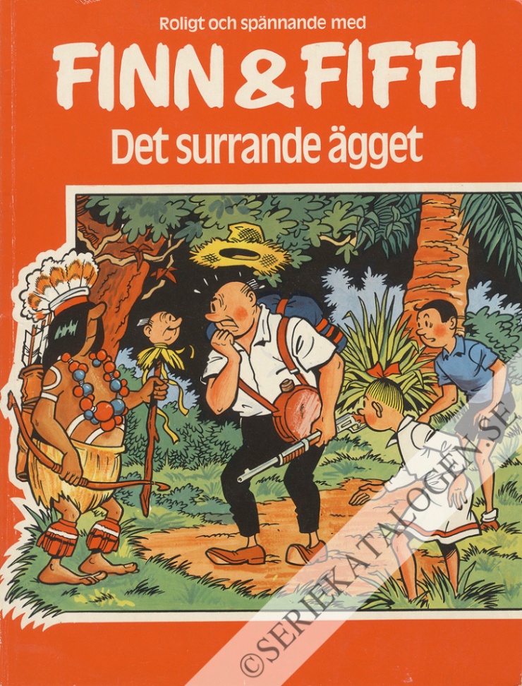 Framsida på Finn & Fiffi #10 - Det surrande ägget (1979)