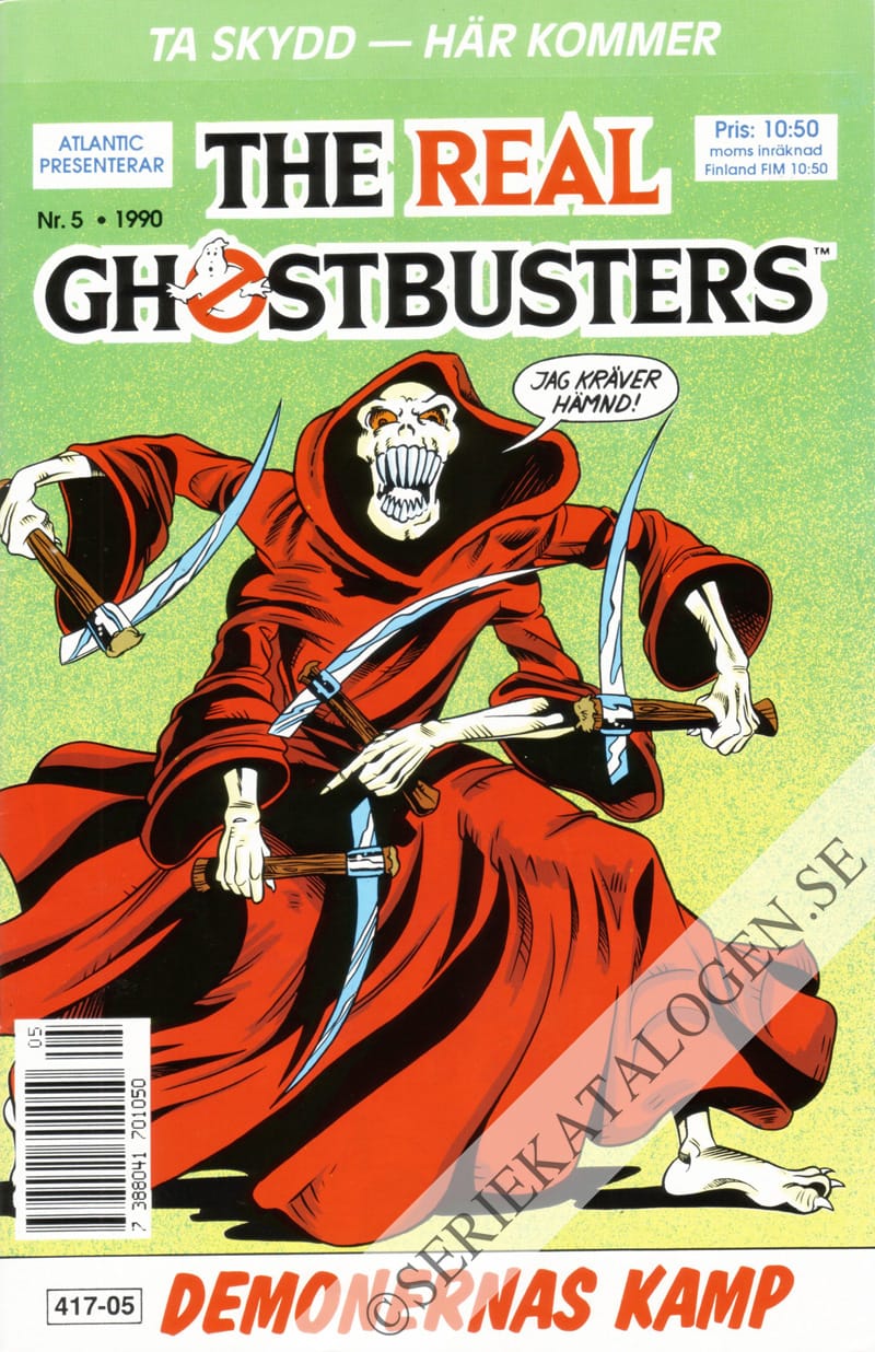 Framsida på The real Ghostbusters #5 (1990)