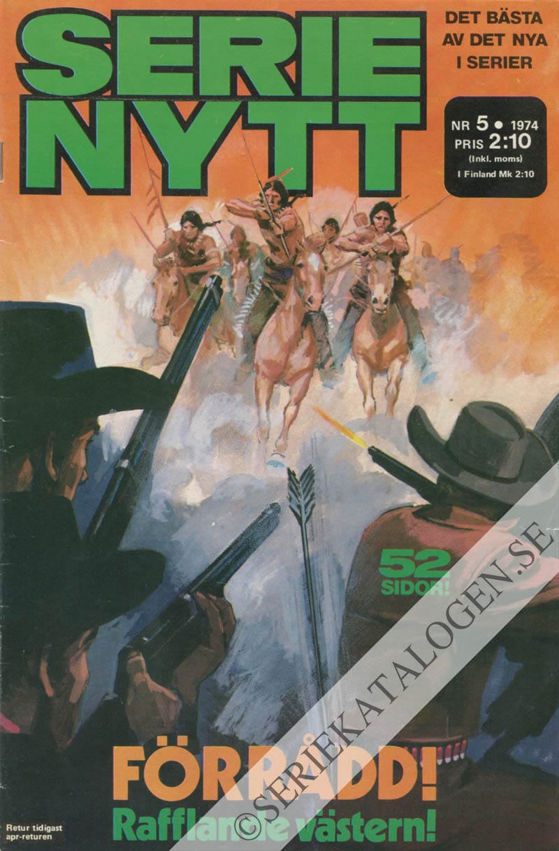 Framsida på Serie-Nytt #5 (1974)