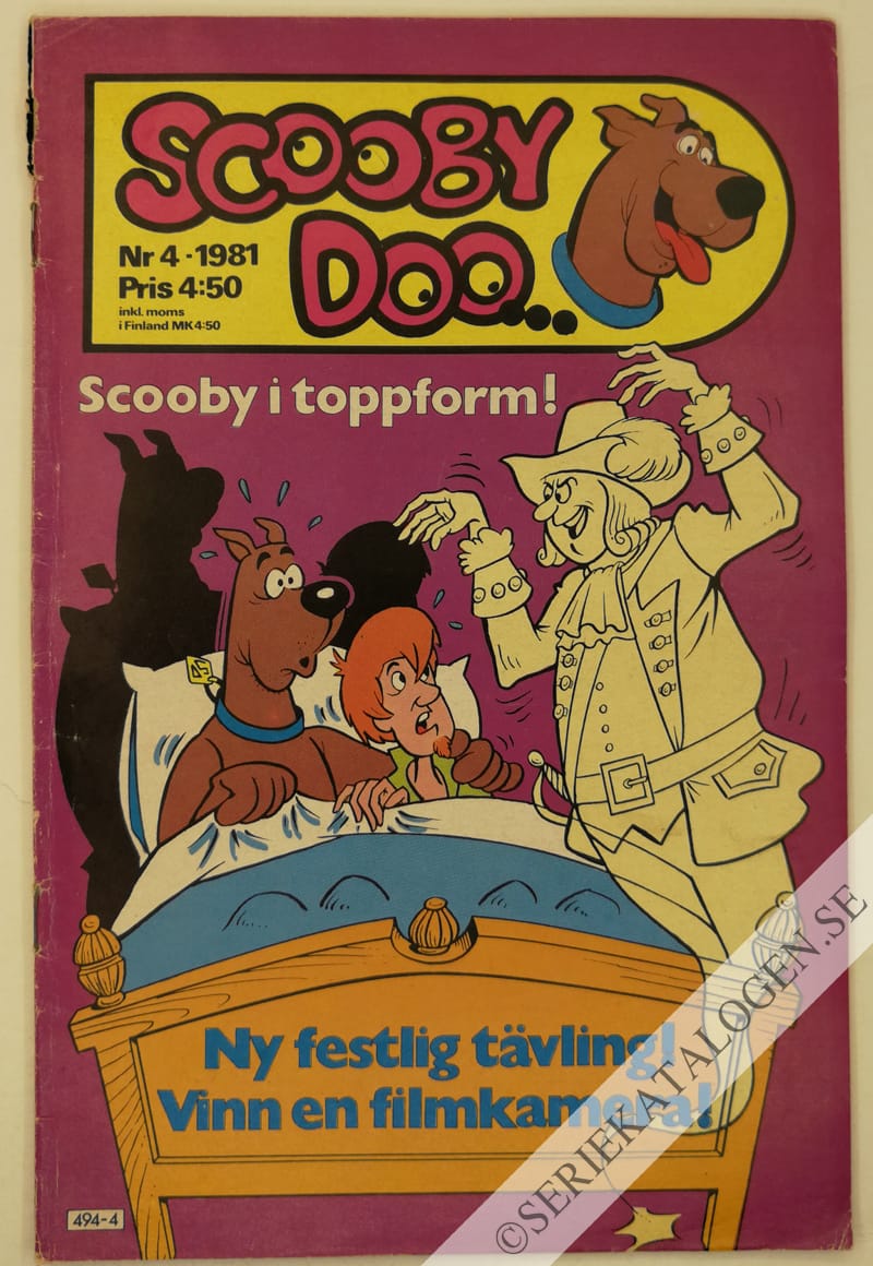 Framsida på Scooby Doo #4 (1981)