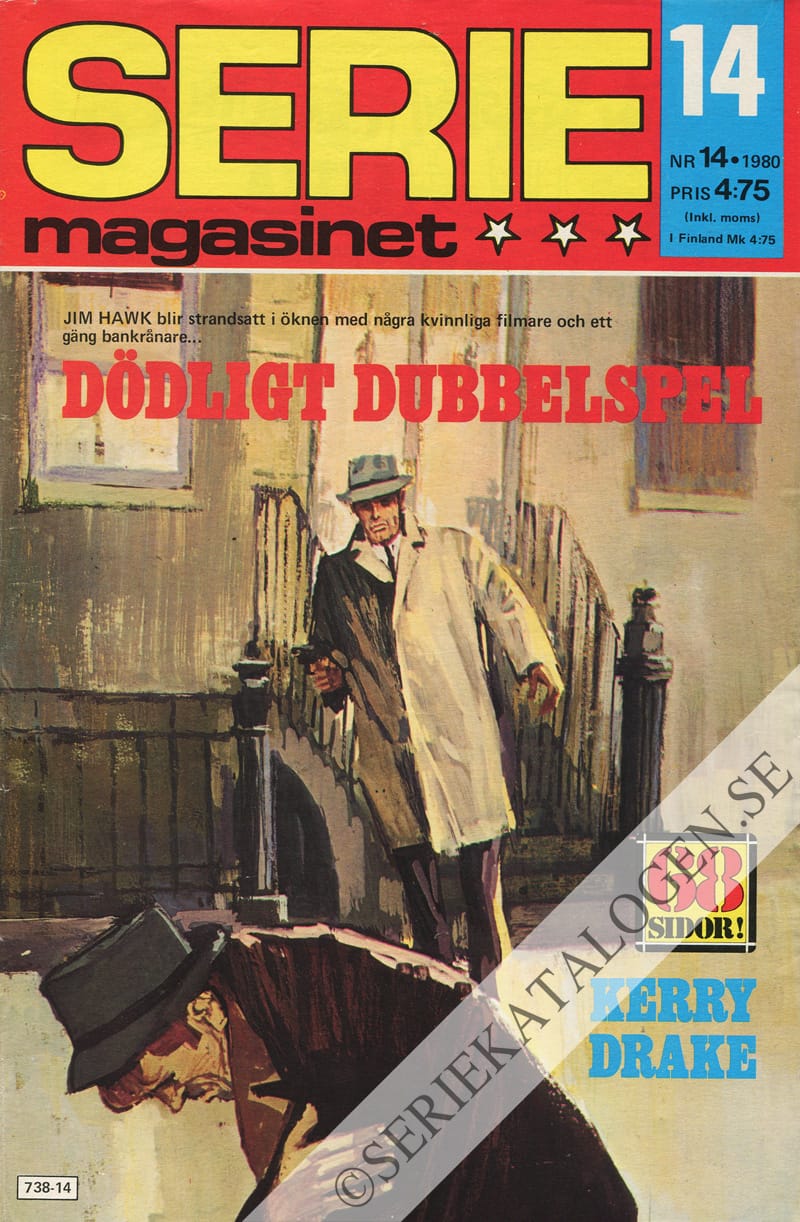 Framsida på Seriemagasinet #14 (1980)