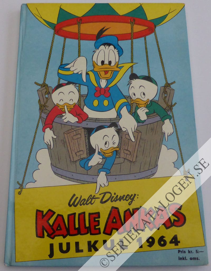 Framsida på Kalle Ankas sommarlov/julkul/jul-kul / Vinterkul med Kalle Anka Kalle Ankas julkul (1964)