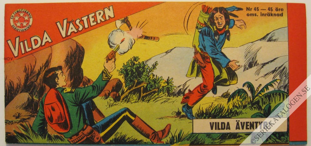 Framsida på Vilda Västern #45 (1966)