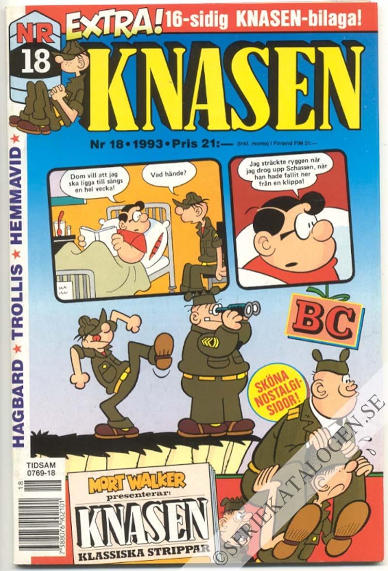 Framsida på Knasen #18 (1993)