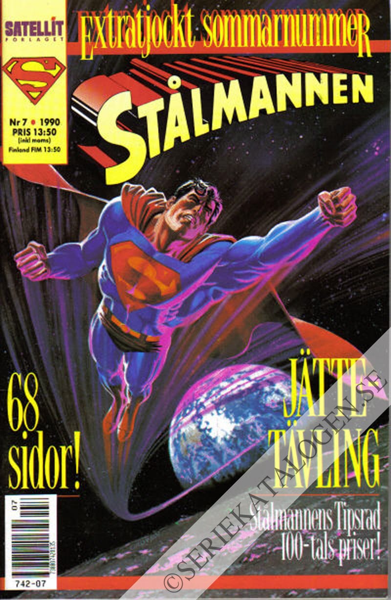 Framsida på Stålmannen #7 (1990)
