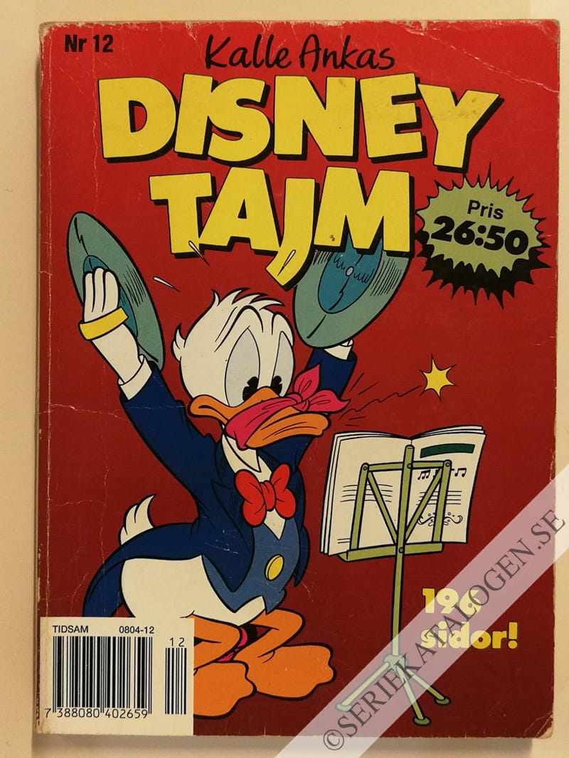 Framsida på Kalle Ankas Disneytajm #12 (1994)