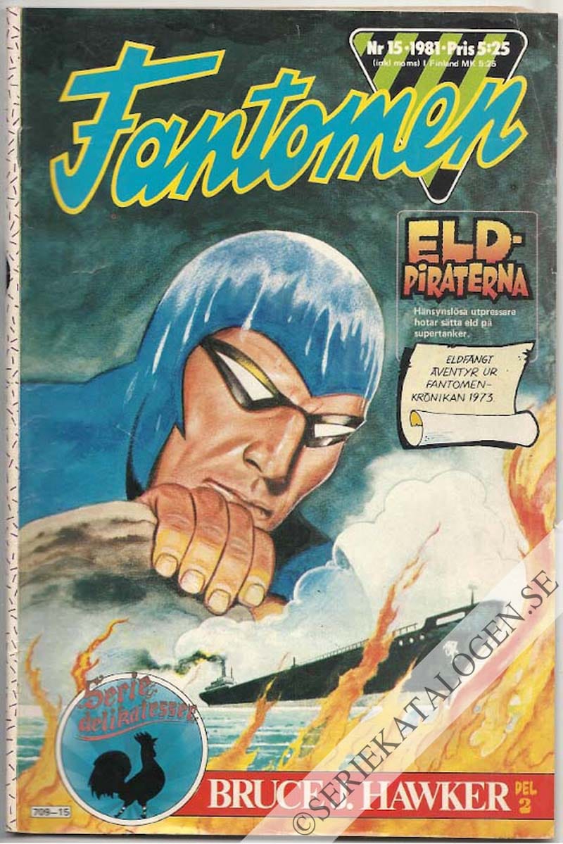Framsida på Fantomen #15 (1981)