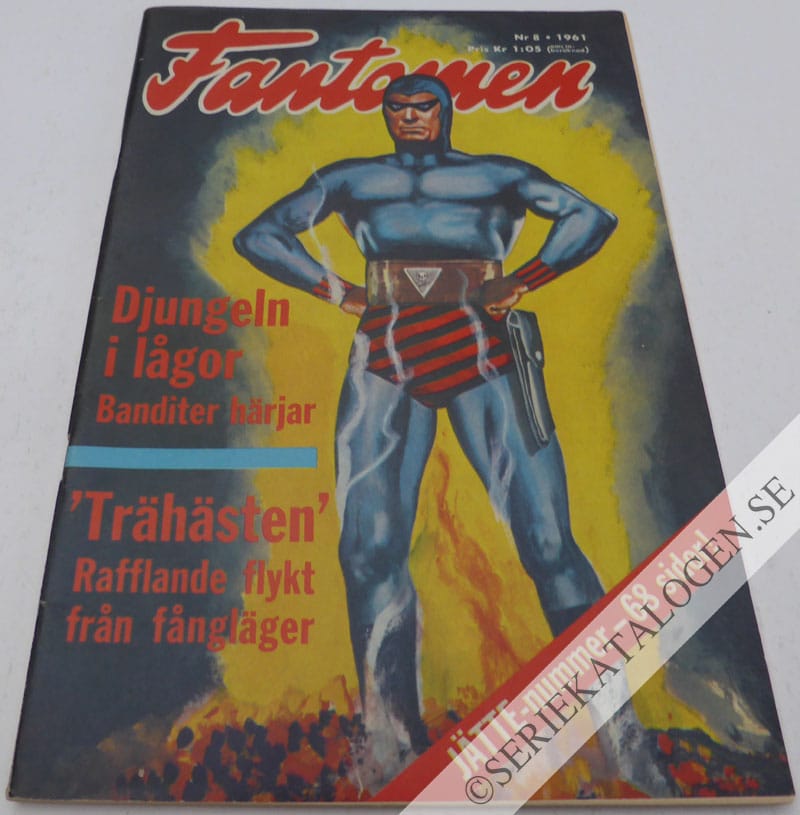 Framsida på Fantomen #8 (1961)