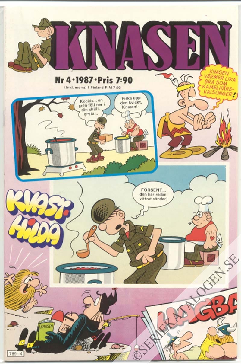 Framsida på Knasen #4 (1987)