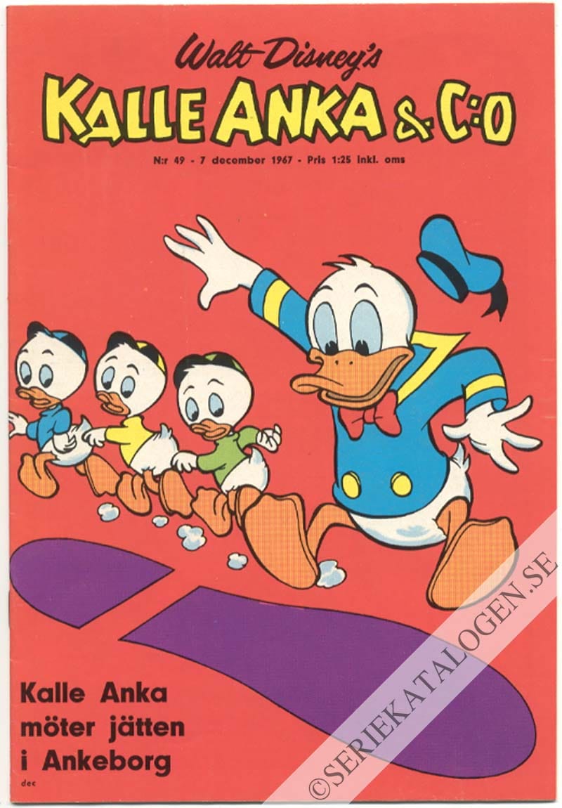 Framsida på Kalle Anka & C:o #49 (1967)