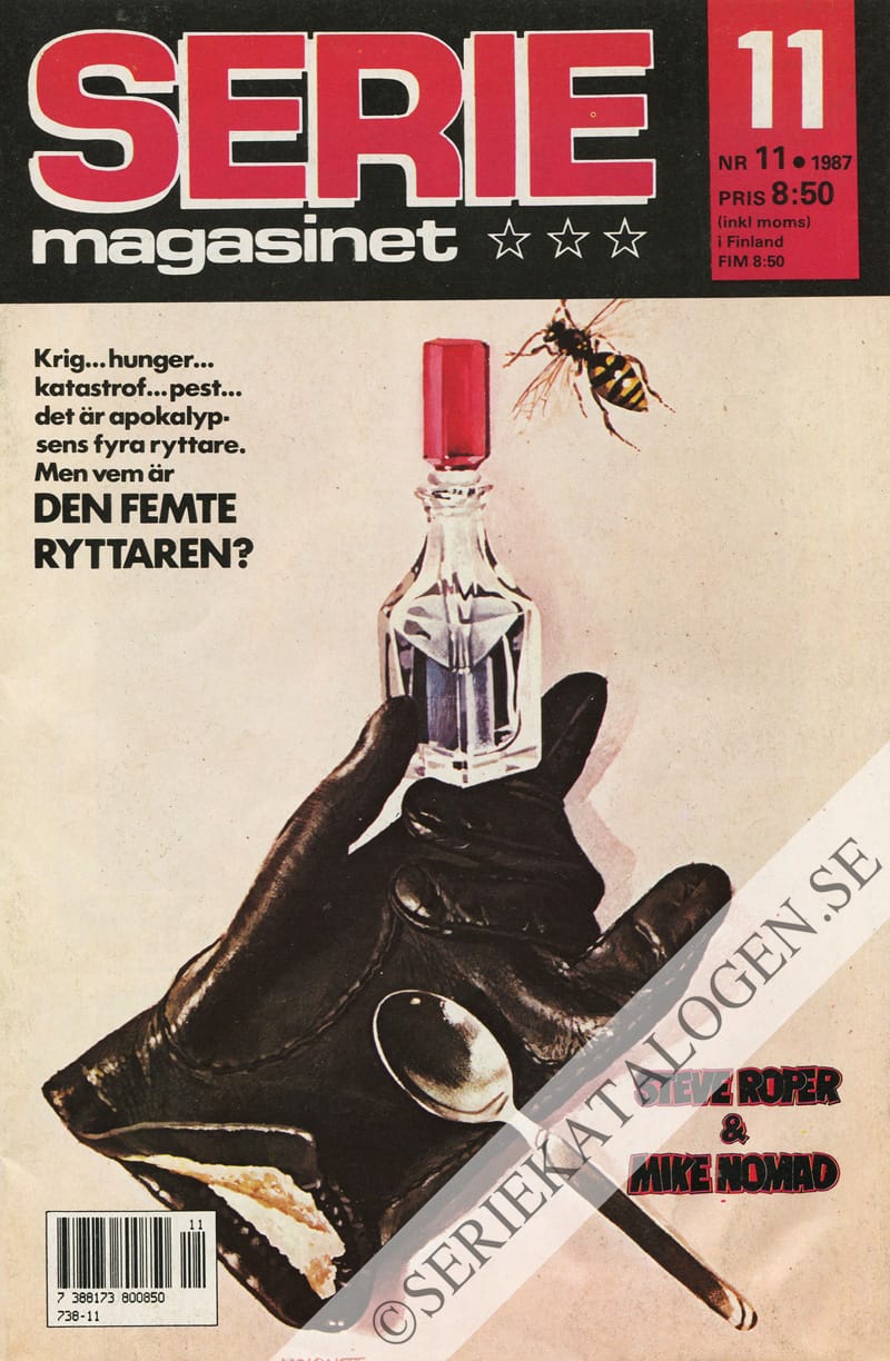 Framsida på Seriemagasinet #11 (1987)