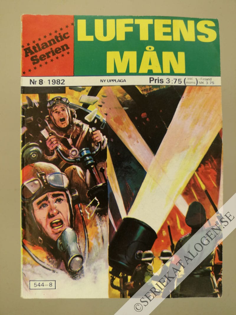 Framsida på Atlanticserien Luftens mån (1982)