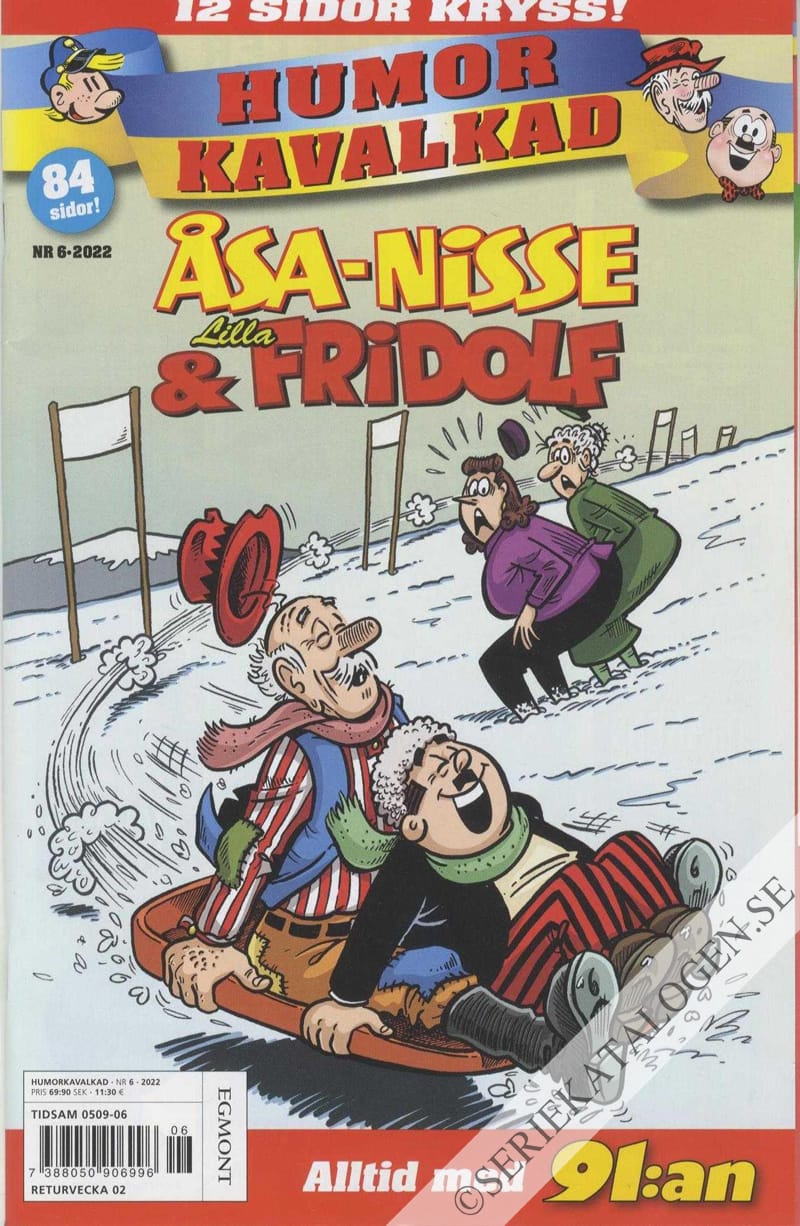 Framsida på Humorkavalkad #6 (2022)