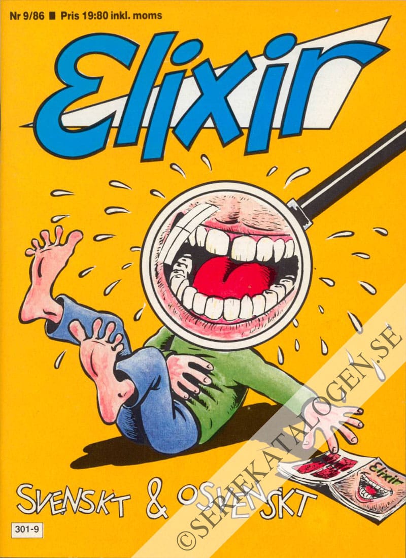 Framsida på Elixir #9 (1986)