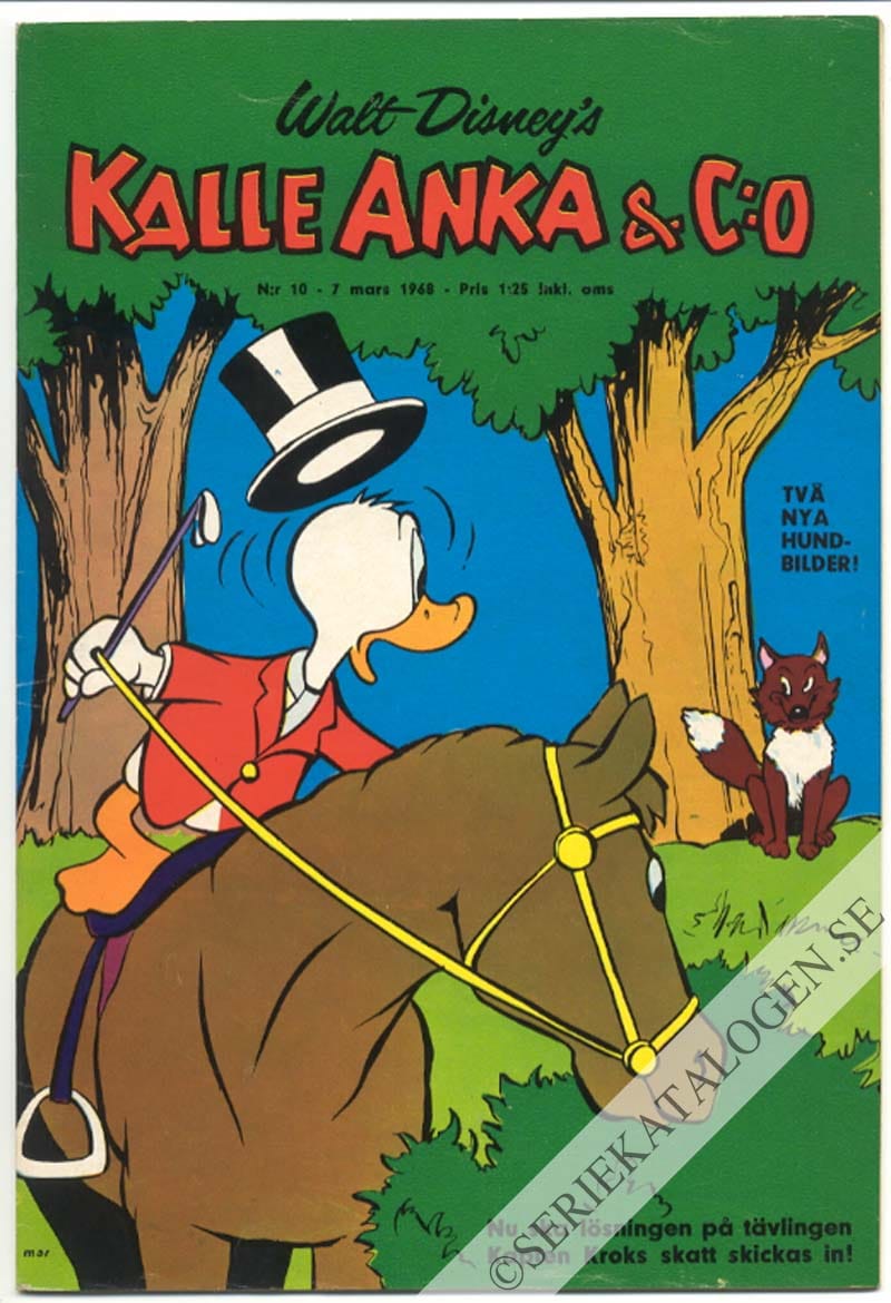 Framsida på Kalle Anka & C:o #10 (1968)