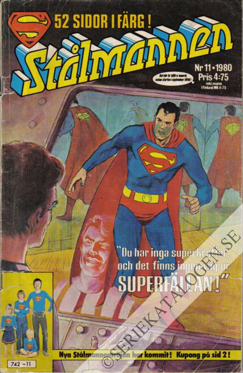 Framsida på Stålmannen #11 (1980)