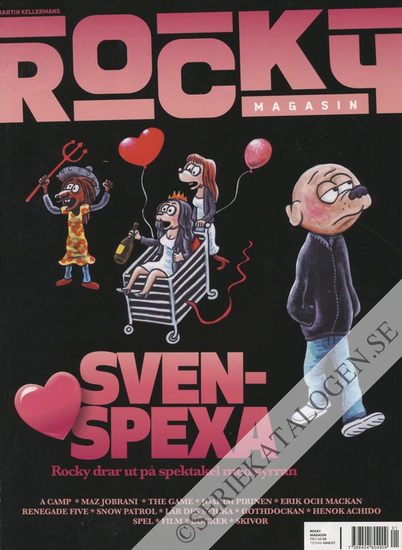 Framsida på Martin Kellermans Rocky Svenspexa (2009)