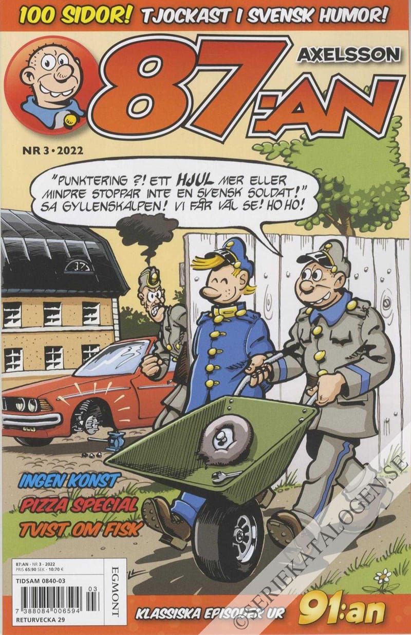 Framsida på 87:an Axelsson #3 (2022)