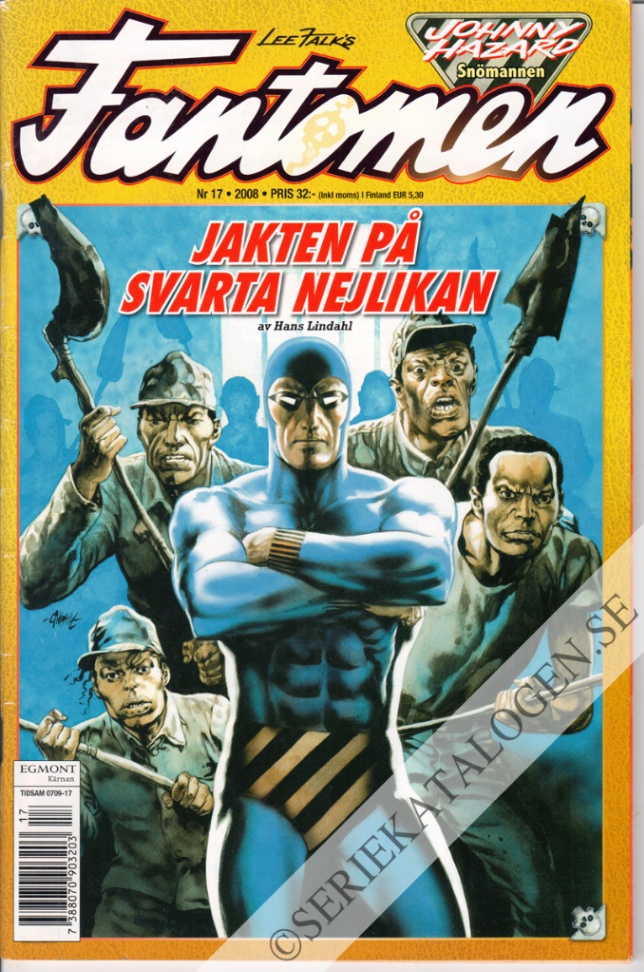 Framsida på Fantomen #17 (2008)