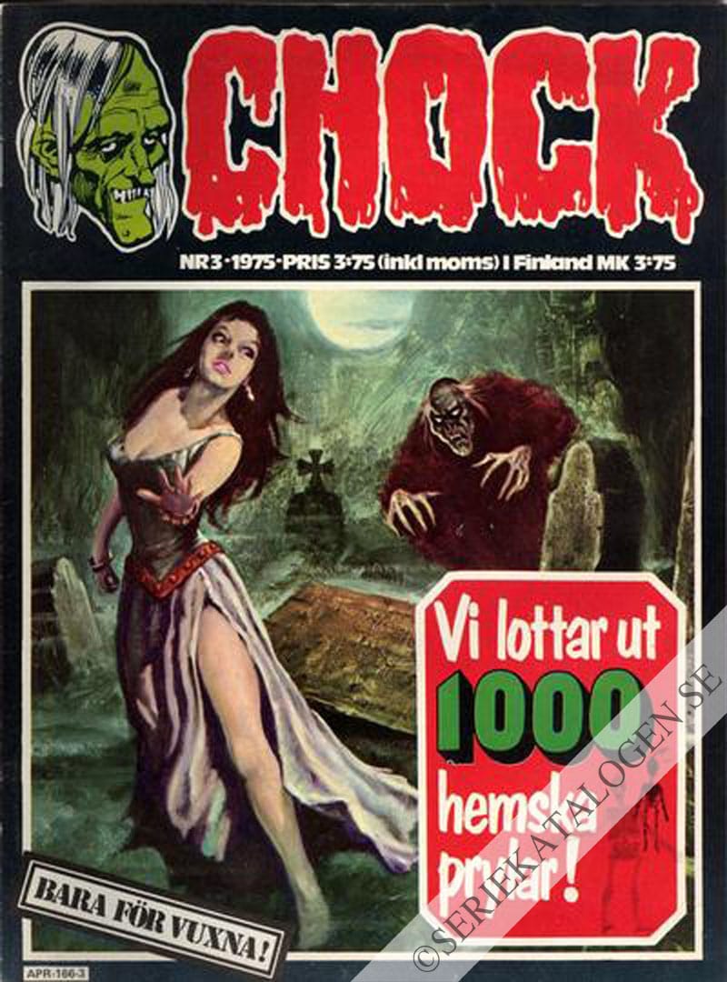 Framsida på Chock #3 (1975)