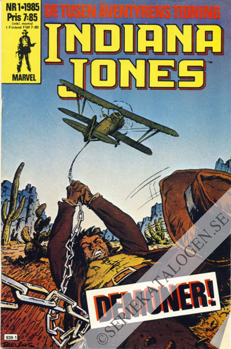 Framsida på Indiana Jones #1 (1985)