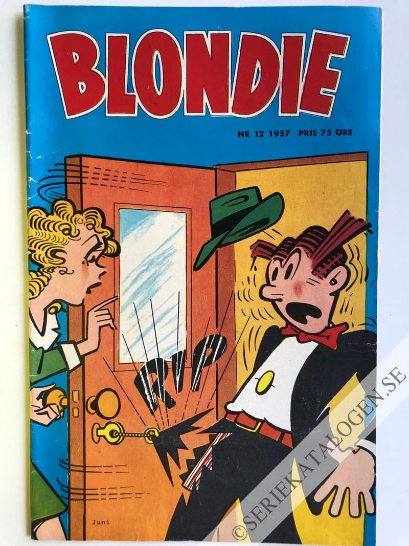 Framsida på Blondie #12 (1957)