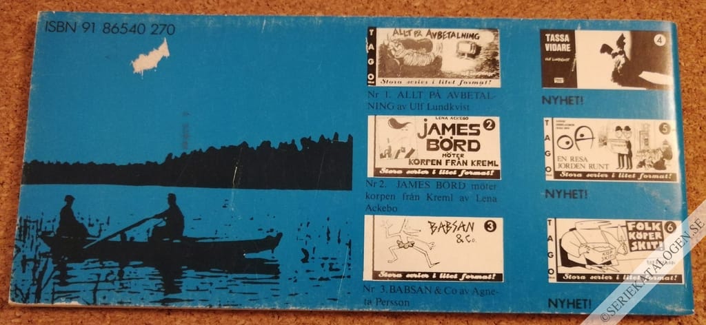 Baksida på Tassa vidare (1989)