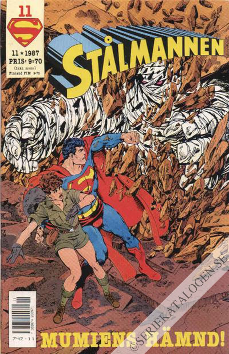 Framsida på Stålmannen #11 (1987)