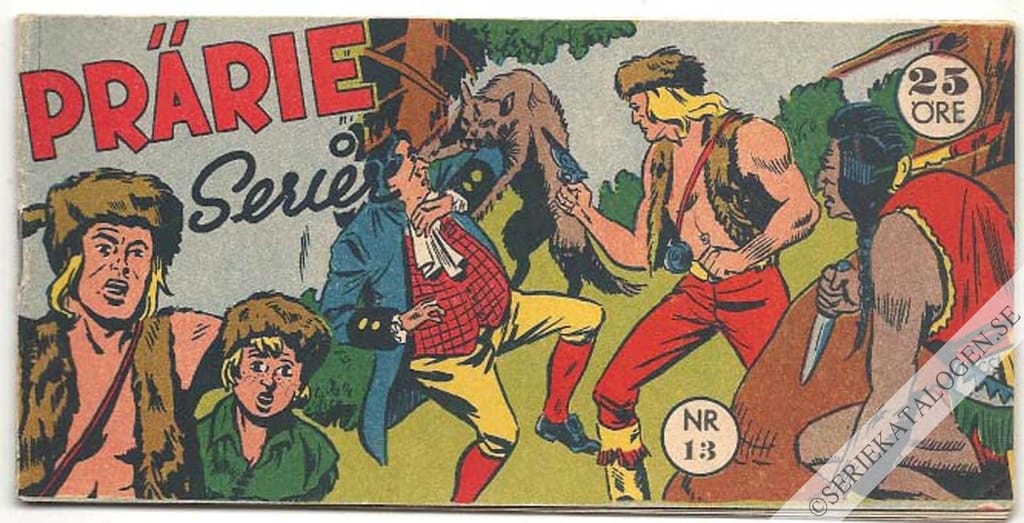 Framsida på Prärie-serier #13 (1957)