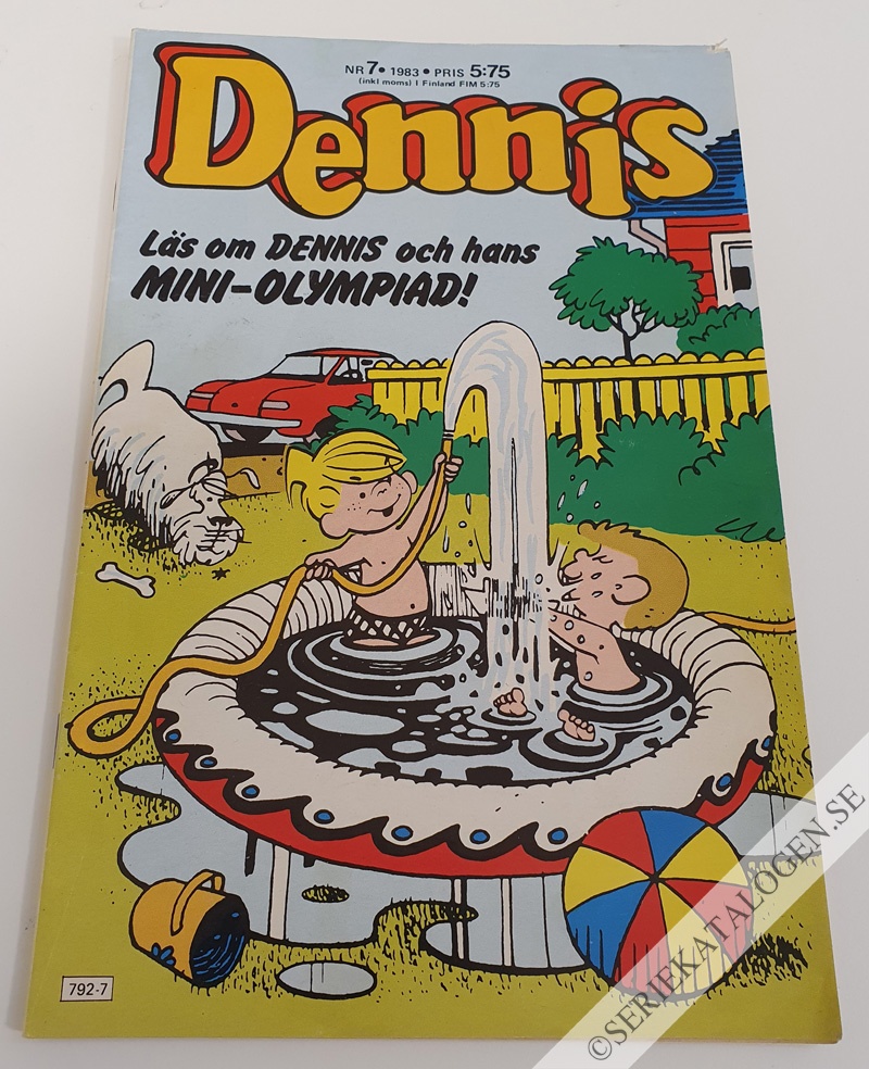 Framsida på Dennis #7 (1983)