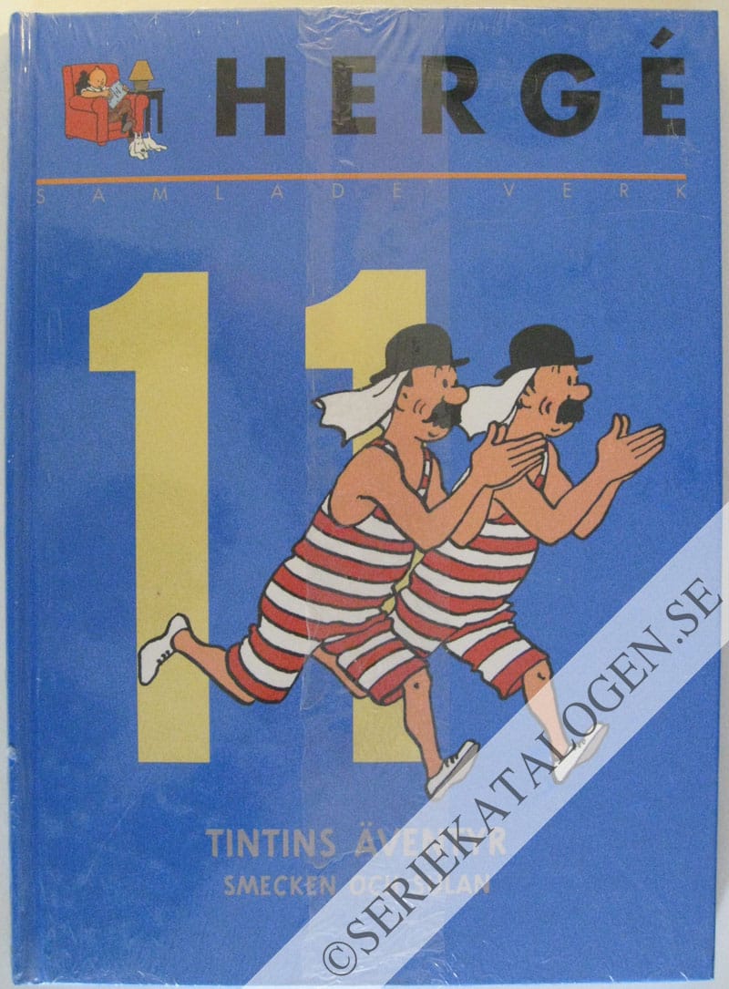 Framsida på Hergé - samlade verk #11 (1999)