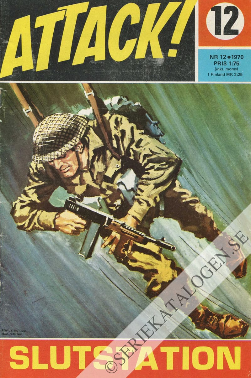 Framsida på Attack Slutstation (1970)