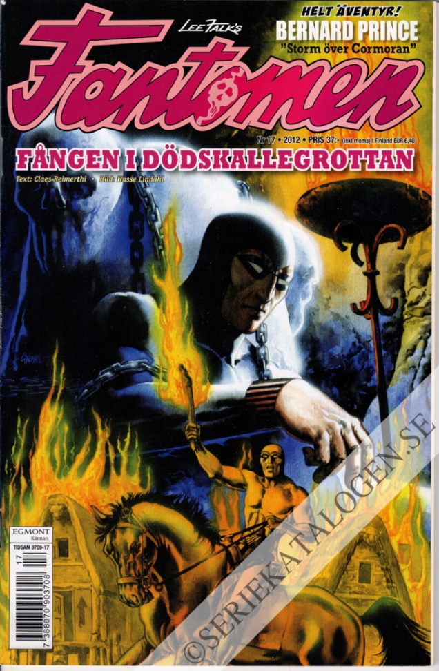 Framsida på Fantomen #17 (2012)