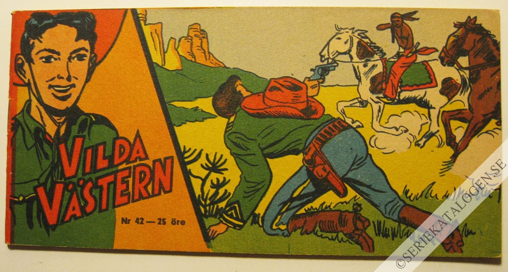 Framsida på Vilda Västern #42 (1955)