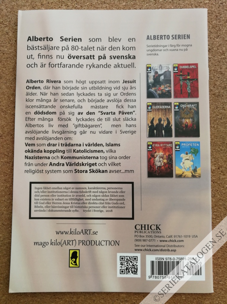 Baksida på Gudfäderna - Alberto del tre (2018)