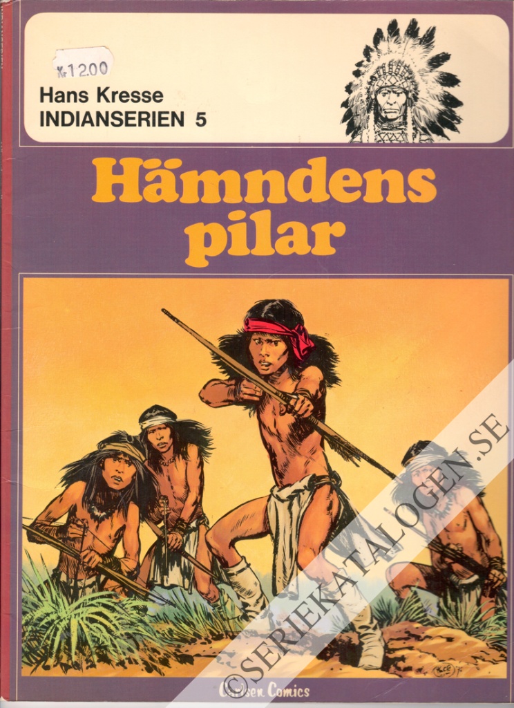 Framsida på Indianserien Hämndens pilar (1979)