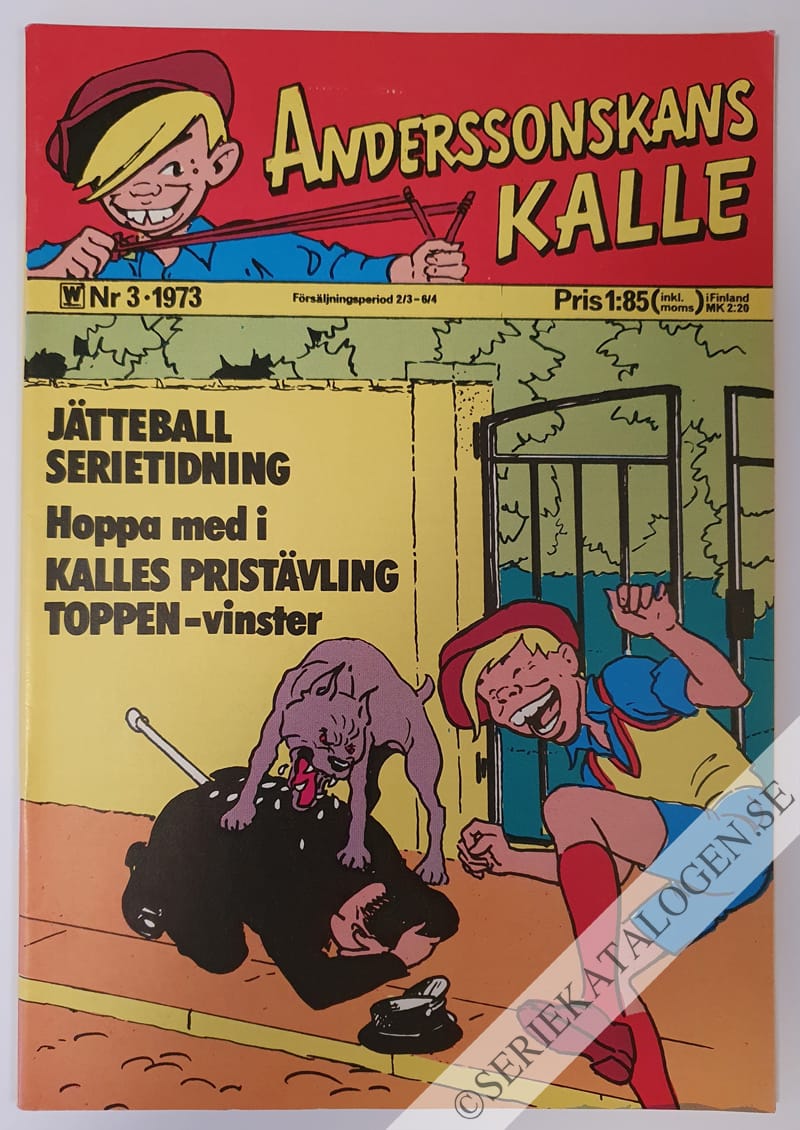 Framsida på Anderssonskans Kalle #3 (1973)
