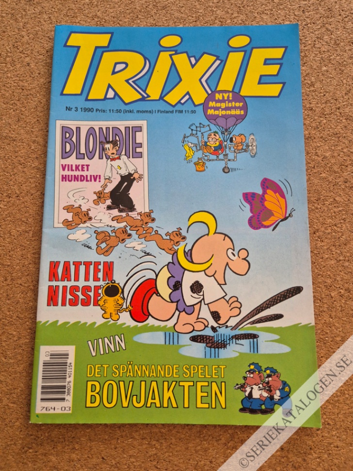 Framsida på Trixie #3 (1990)