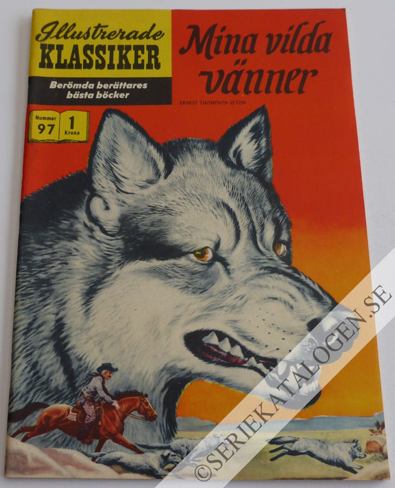 Framsida på Illustrerade Klassiker #97 - Mina vilda vänner (1959)