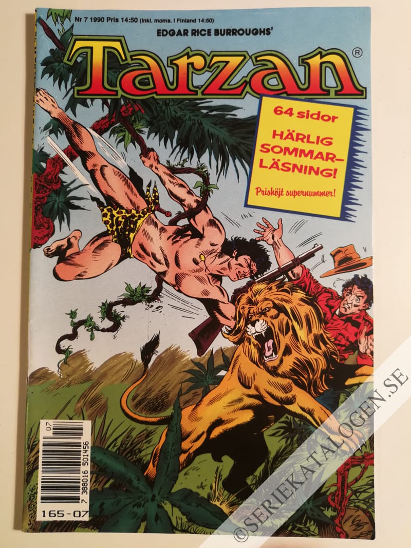 Framsida på Tarzan #7 (1990)