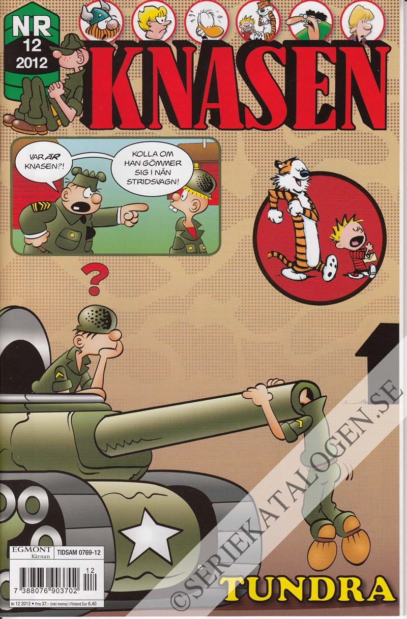 Framsida på Knasen #12 (2012)