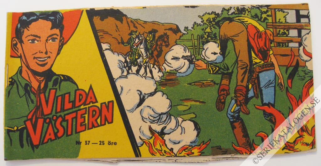 Framsida på Vilda Västern #37 (1956)