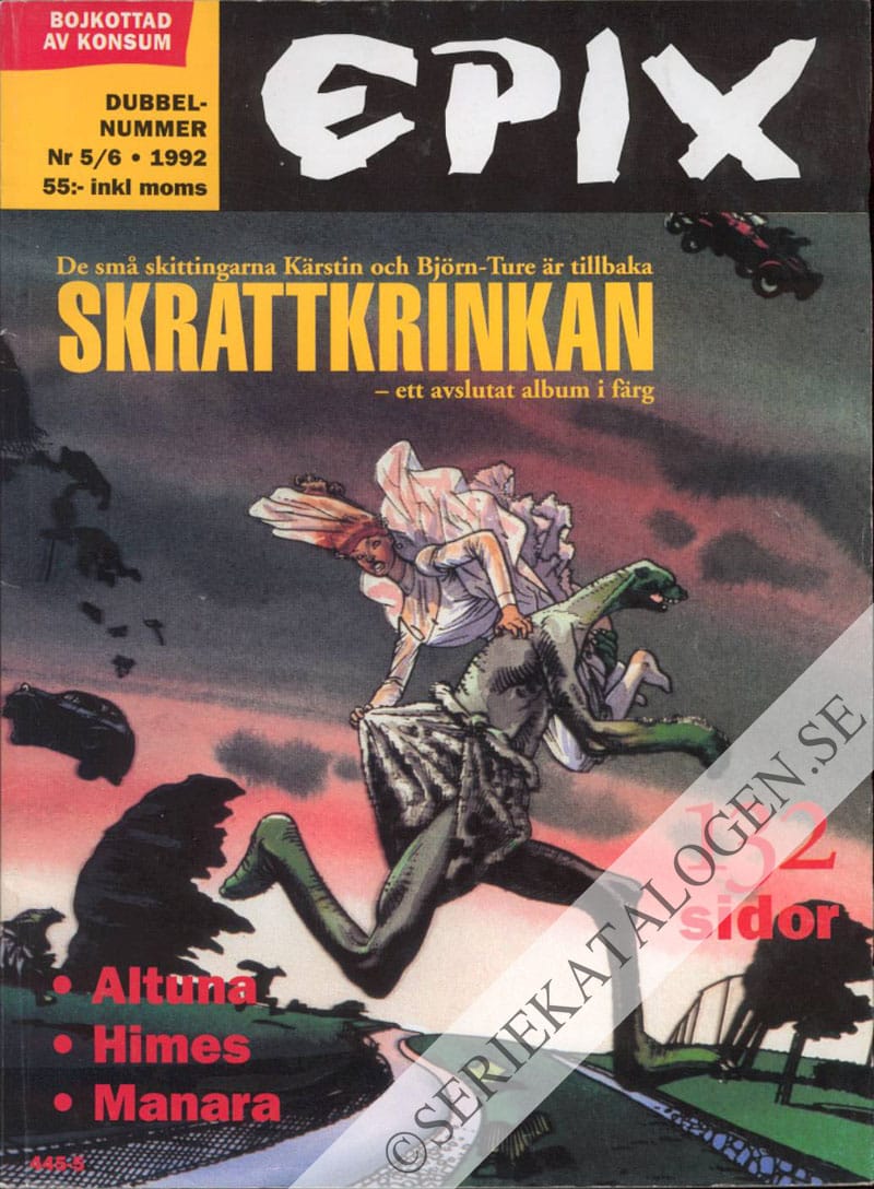 Framsida på Epix #5-6 (1992)